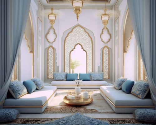 Modern Arabic majlis interior design in Dubai _ Fancy House.jpeg